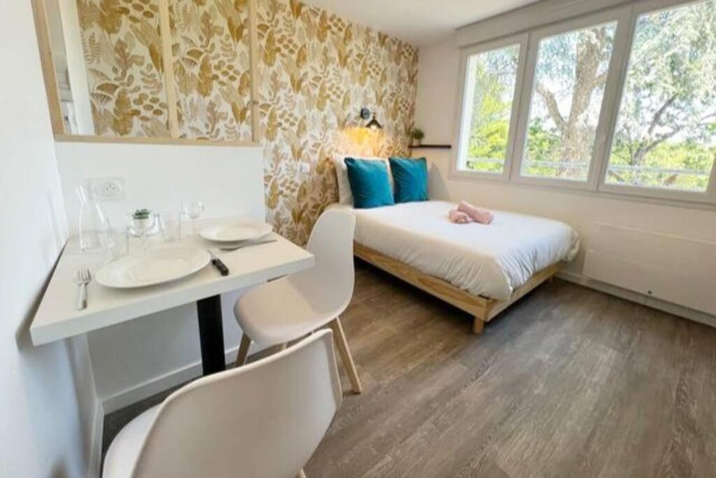 Suite Le Studio Mangue - Cosy & Vue Sur Le Jardin - Plages A Proximite Saint-Nazaire  Buitenkant foto