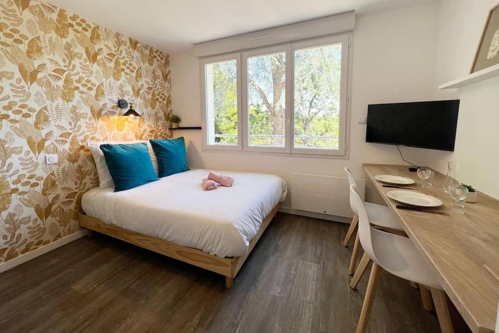 Suite Le Studio Mangue - Cosy & Vue Sur Le Jardin - Plages A Proximite Saint-Nazaire  Buitenkant foto